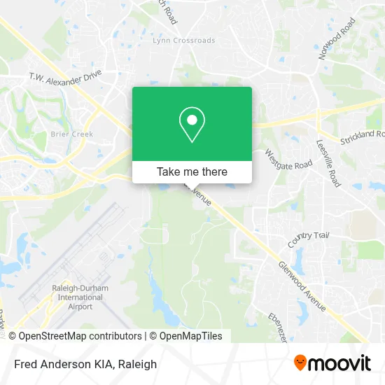 Fred Anderson KIA map