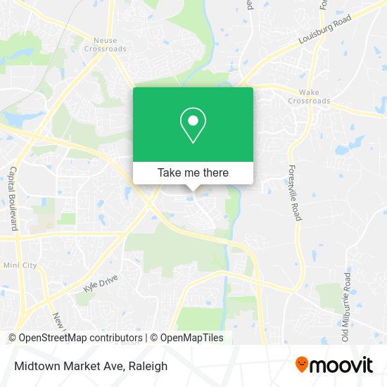 Midtown Market Ave map