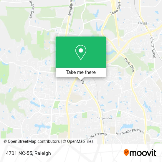 4701 NC-55 map