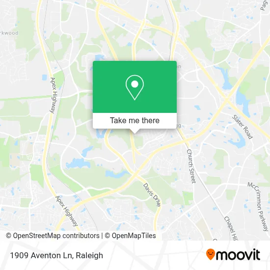 1909 Aventon Ln map