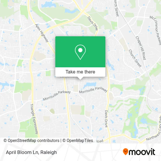 April Bloom Ln map