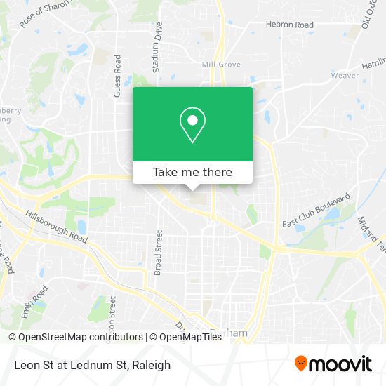 Mapa de Leon St at Lednum St