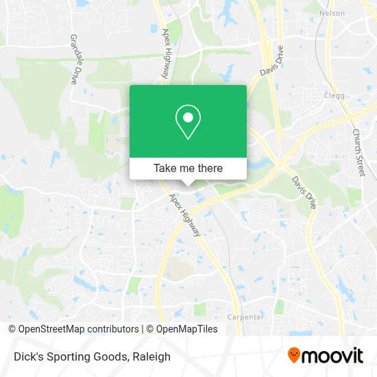 Dick's Sporting Goods map