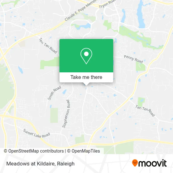 Meadows at Kildaire map