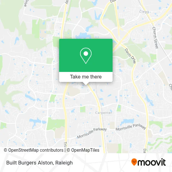 Built Burgers Alston map