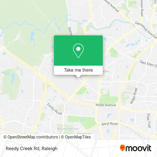 Mapa de Reedy Creek Rd