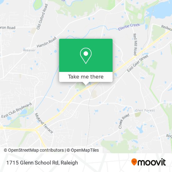 1715 Glenn School Rd map