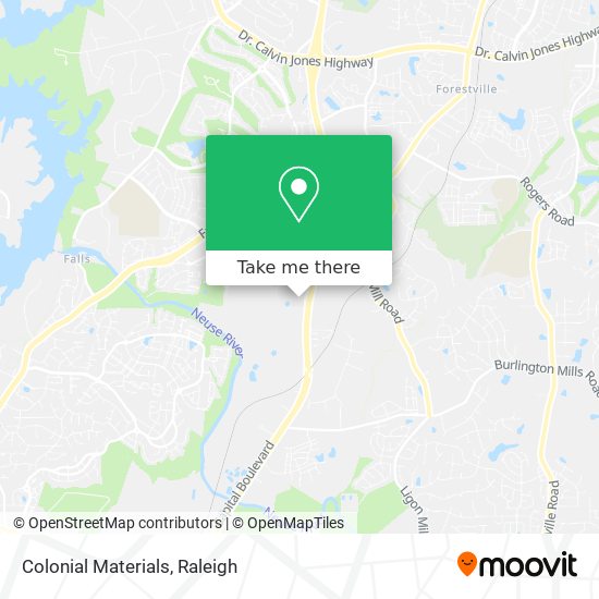 Mapa de Colonial Materials