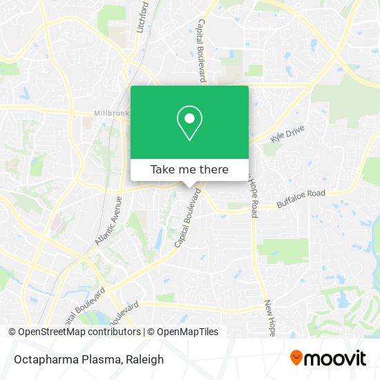 Mapa de Octapharma Plasma