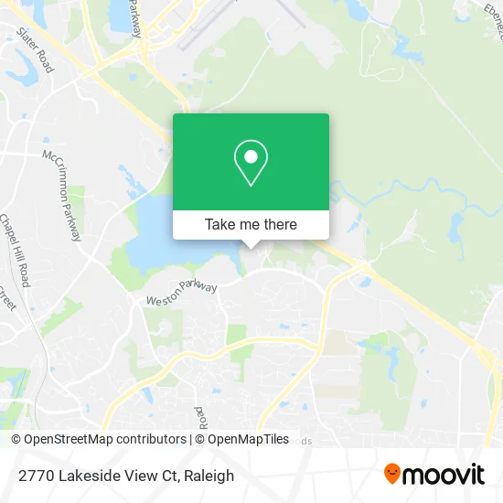 2770 Lakeside View Ct map