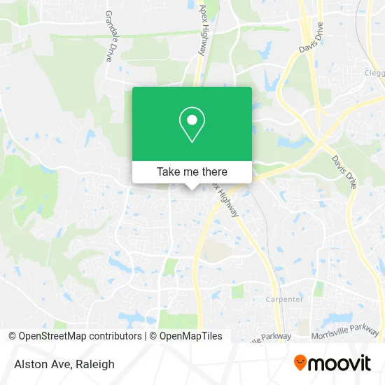 Alston Ave map