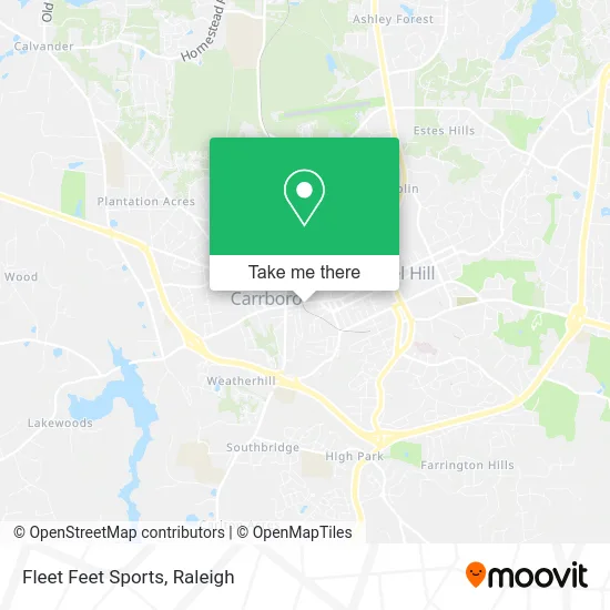 Fleet Feet Sports map