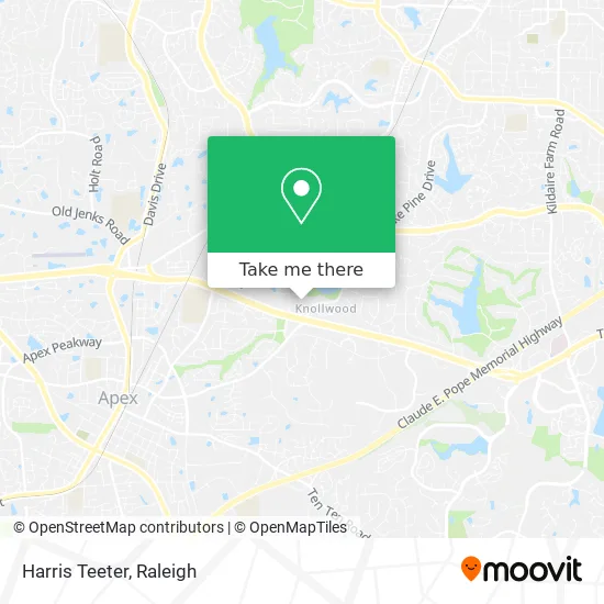 Harris Teeter map