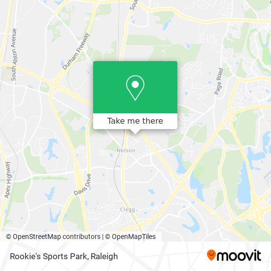Rookie's Sports Park map