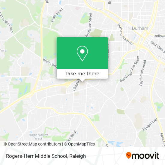 Mapa de Rogers-Herr Middle School