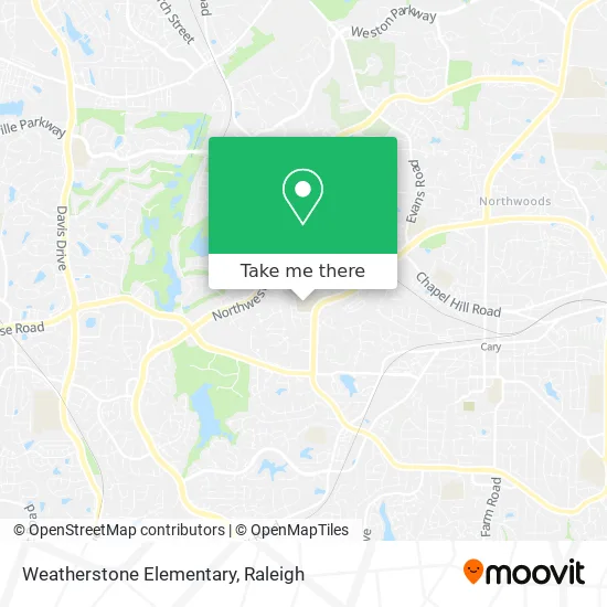Weatherstone Elementary map