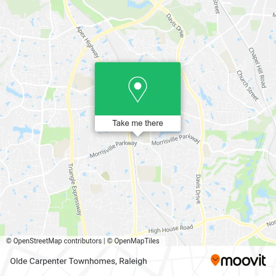 Olde Carpenter Townhomes map