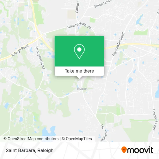 Saint Barbara map