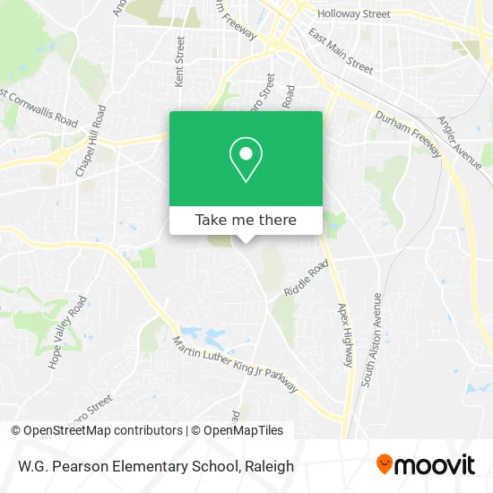 W.G. Pearson Elementary School map