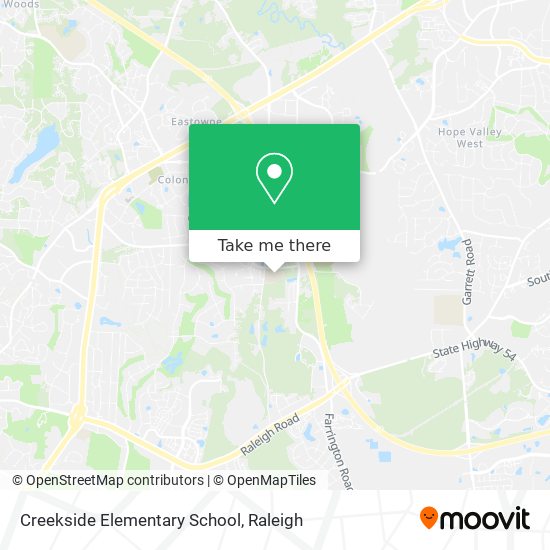 Mapa de Creekside Elementary School