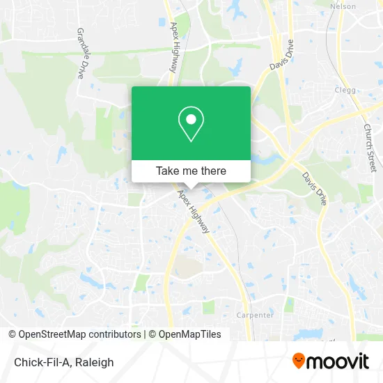 Chick-Fil-A map