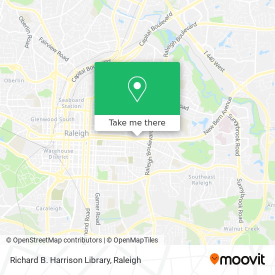Mapa de Richard B. Harrison Library