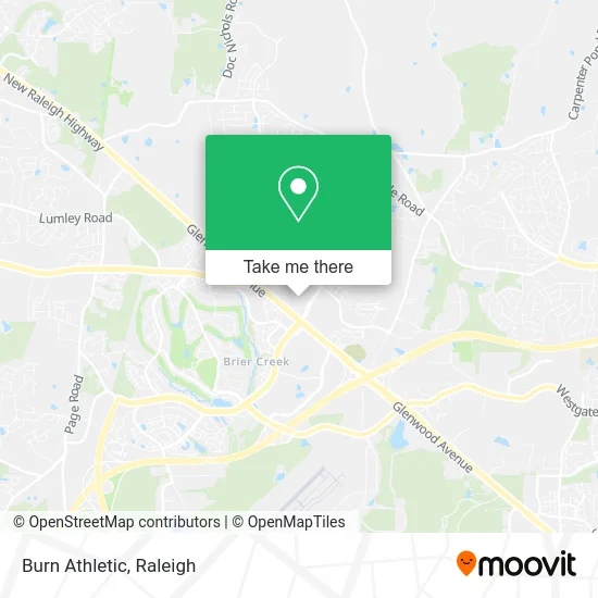 Burn Athletic map