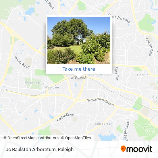 Jc Raulston Arboretum map