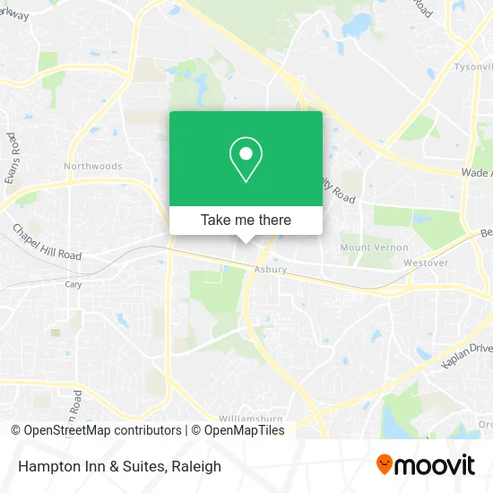 Hampton Inn & Suites map