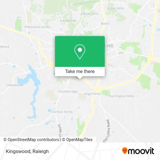 Kingswood map