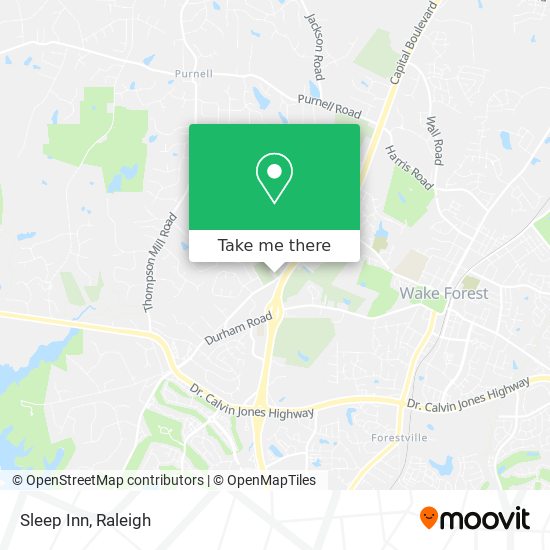 Mapa de Sleep Inn