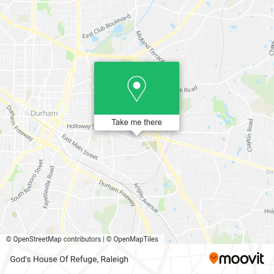 God's House Of Refuge map