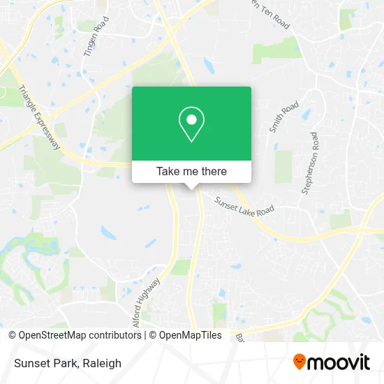 Sunset Park map