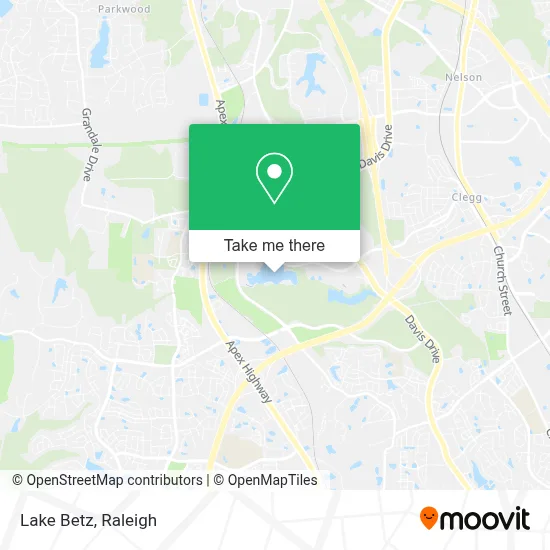 Lake Betz map