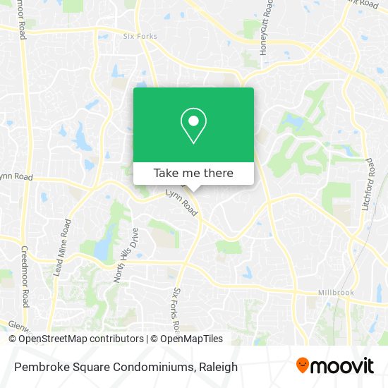 Pembroke Square Condominiums map