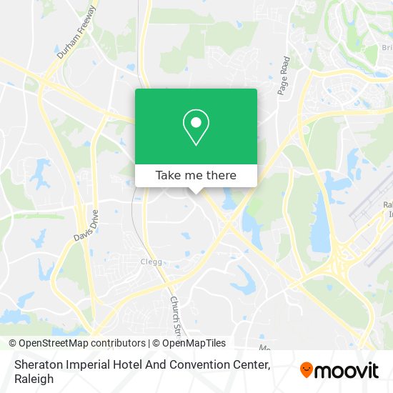 Mapa de Sheraton Imperial Hotel And Convention Center