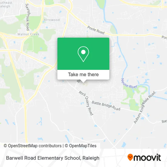 Barwell Road Elementary School map
