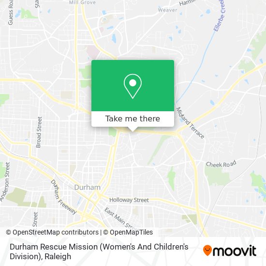 Durham Rescue Mission (Women's And Children's Division) map