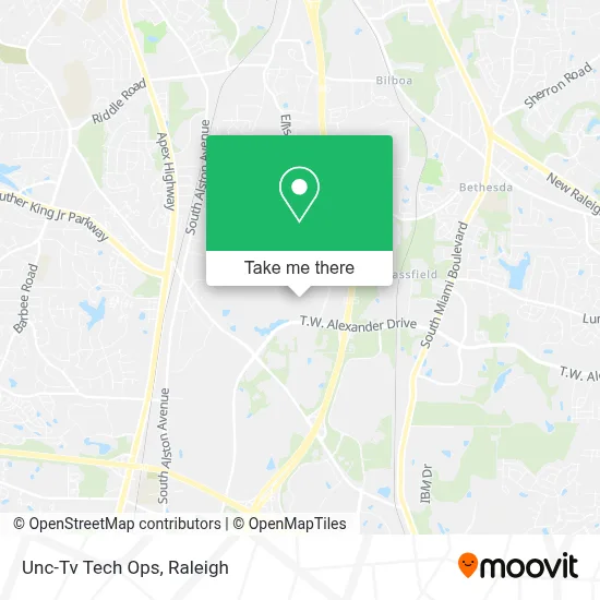 Unc-Tv Tech Ops map