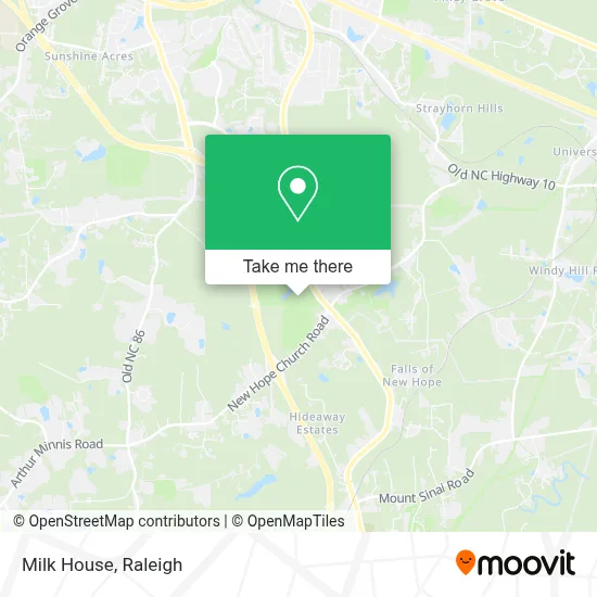 Milk House map