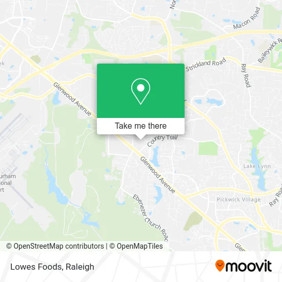 Lowes Foods map