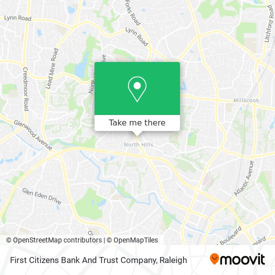 First Citizens Bank And Trust Company map