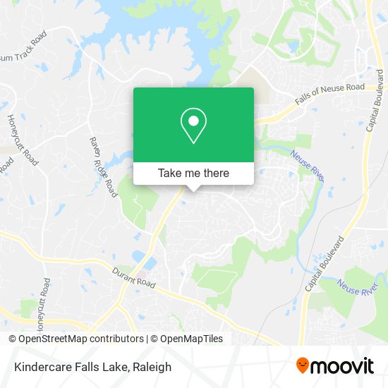 Kindercare Falls Lake map
