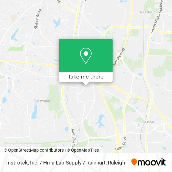 Mapa de Instrotek, Inc. / Hma Lab Supply / Rainhart