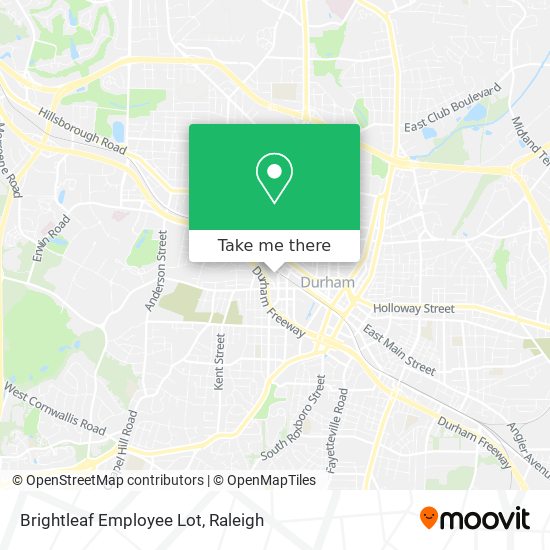 Brightleaf Employee Lot map