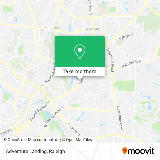 Adventure Landing map