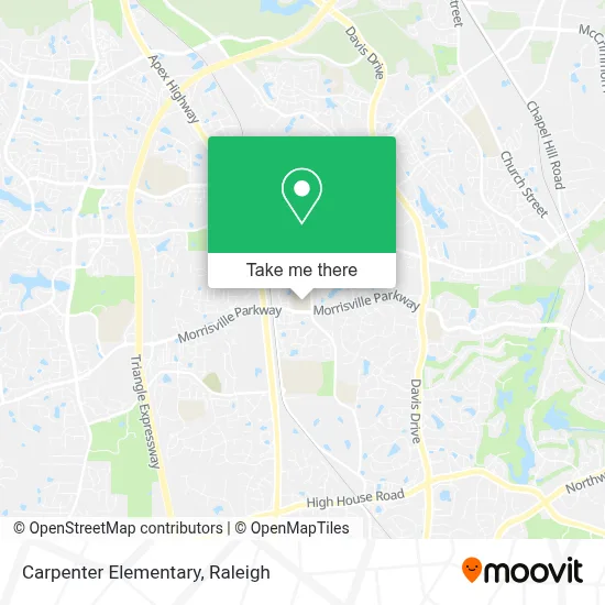 Carpenter Elementary map