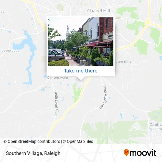 Southern Village map