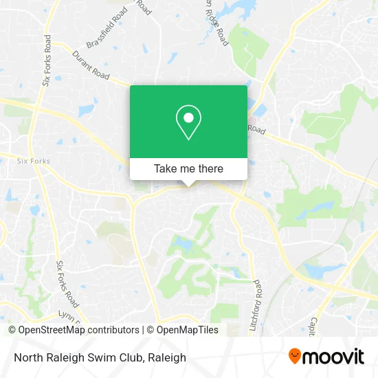 Mapa de North Raleigh Swim Club