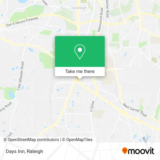 Days Inn map